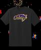Galaga Logotipo de Texto Jogo de Arcade Retrô Jogo de Vídeo Retrô Camiseta Envio Rápido!
