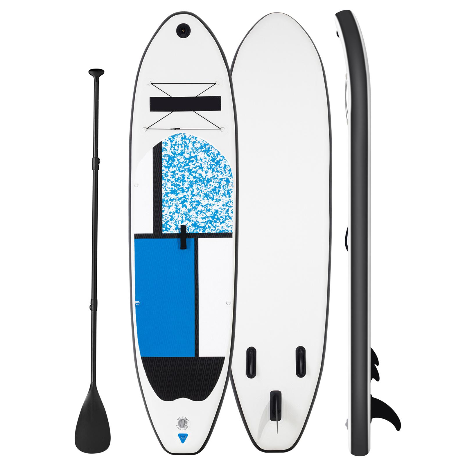 

Inflatable Stand Up Paddle Board Non-Slip for All Skill Levels Surf Board with Pump Carry Bag Leash Standing Boat for Youth & Adult