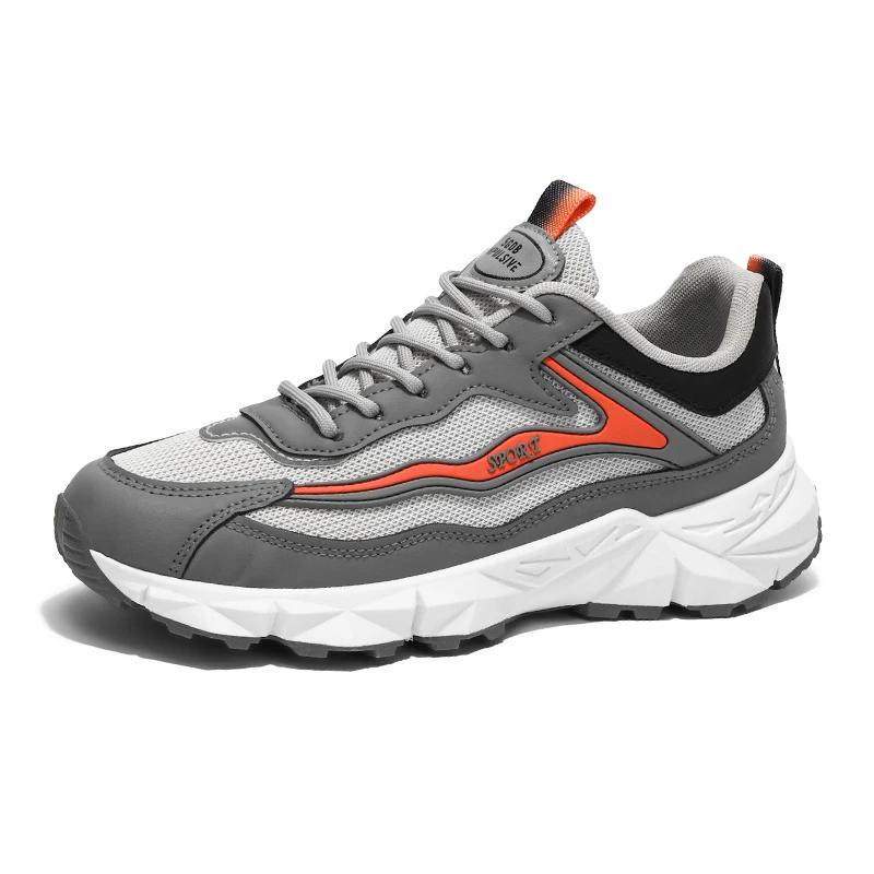 Running Casual Sneakers Comfortable Men Shoes Breathable Men Vulcanized Shoes Lace-up Platform Shoe High Quality Tenis Masculino