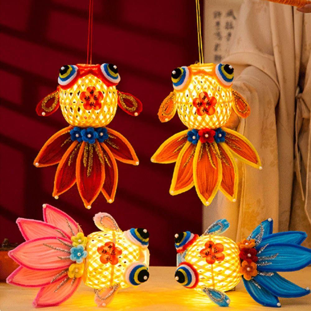 Hand Made Carp Lantern Luminous Mid Autumn  Festival  Lantern  Mid-Autumn Festival