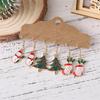 European & American Christmas Halloween Funny Drip Oil Earrings Set