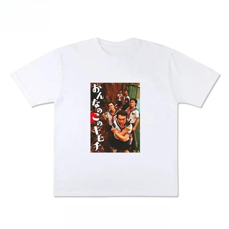 

2025 Autumn and Winter Heavy Pure Cotton Trendy Brand Funny Sculpture Printing T-shirts Men s and Women s Comfortable T-shirts 4XL