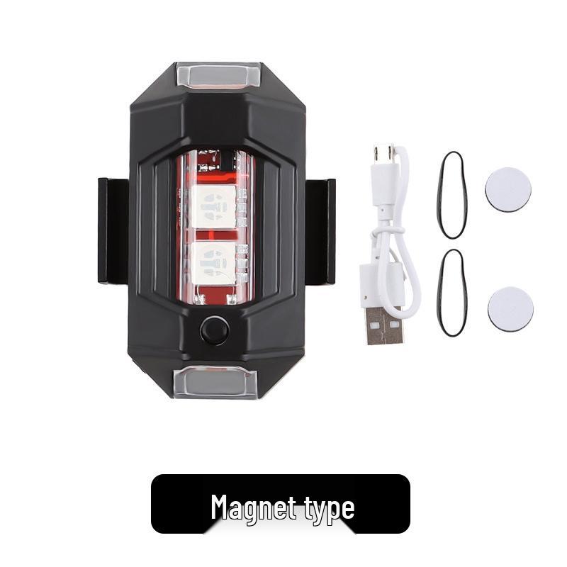 Cross-Border Exclusive: Super Bright 7-Color Magnetic Drone & Motorcycle Warning Light