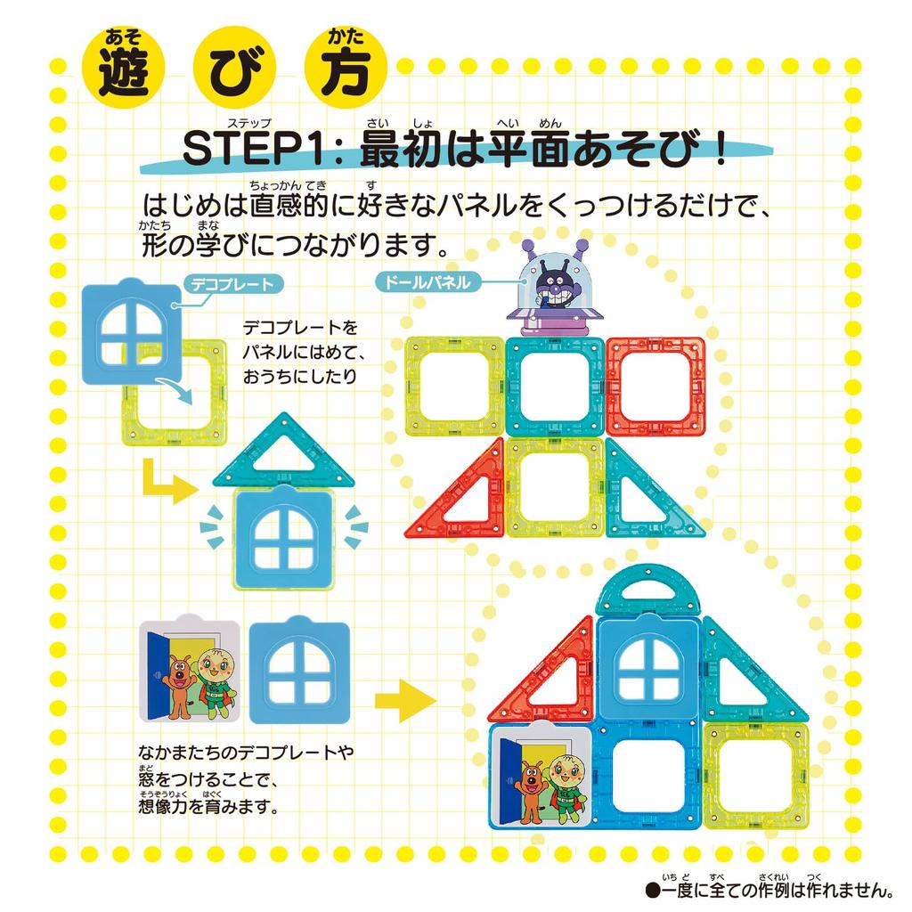 BANDAI Anpanman Magpanel Vzdělávací sada Pekárna chleba 1 rok 6 měsíců a (Věkově nahoru)