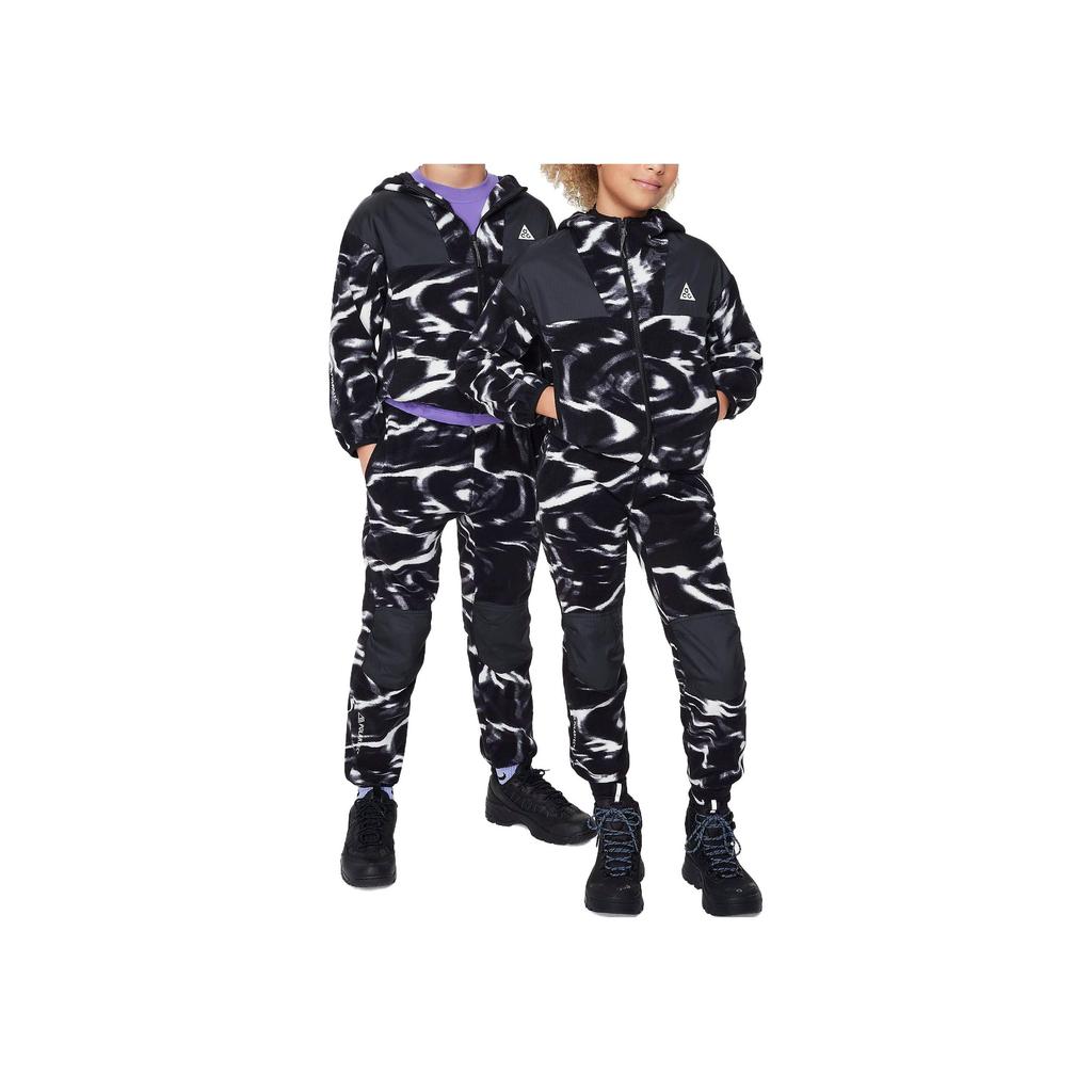 Nike Acg Wolf Tree Big Full-Zip Graphic Hoodie Kids Hoodie Black FD8462-010