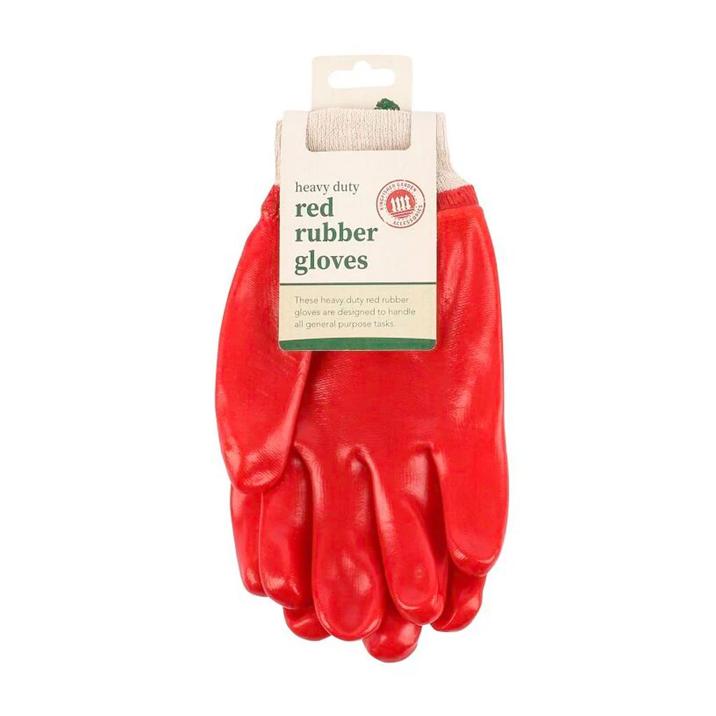 Kingfisher Red Rubber Glove Knit Wrist