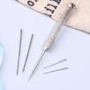 Leather Sewing Awl Repair Kit Replaceable Punch Stitching Needles With Awl Handle For Shoes Stitching Diy Leathercraft