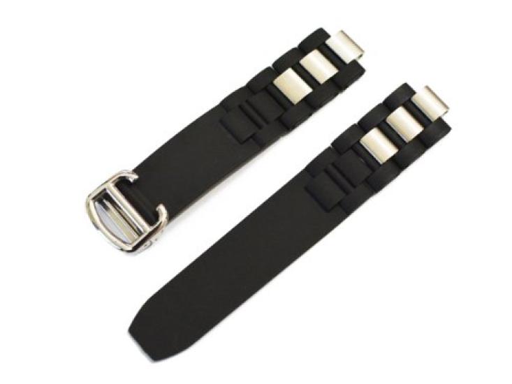 

Король Совместим с Cartier Must 21 Chronoscaph и Черным Резиновым Ремешком с и Запасной Ремешок для Часов [Импортный Оригинал] Часы Autoscaph, Пряжка,