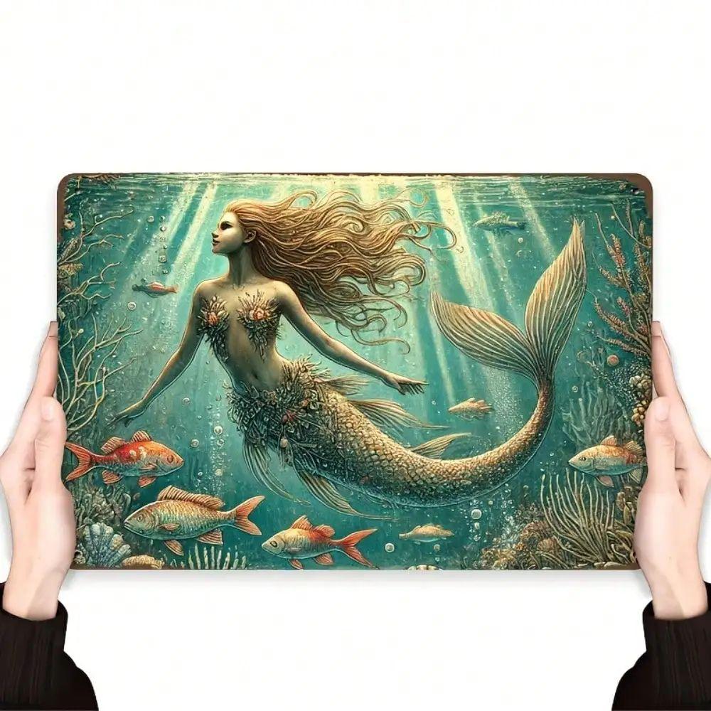 

Retro Metal Wall Art, Vintage Tin Sign, Living Room Home Decor, 20x30 cm