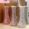 Luxe Strass Bloemenvaas Huis Kantoor Decoratie Keramische Vaas Woonkamer Bureau Decoratieve Vazen Bruiloften Originaliteit Cadeaus