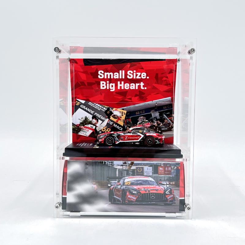 Bob 1/64 Modellauto Vitrine (Ohne Autos auf Bildern) Für Inno Tarmac Works Acryl Transparent Hochwertige Vitrine