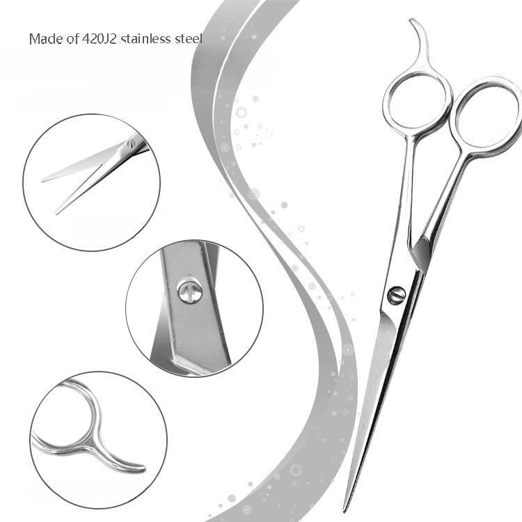 Hair Scissors, Haircut Scissors, Thin Scissors, Bangs Scissors, Household Baby Hair Cutting Tools, Stainless Steel Flat Scissors