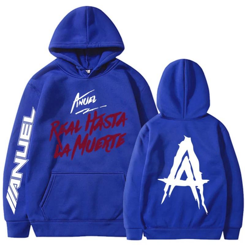 New Anuel AA Printed Hoodies Sweatshirt