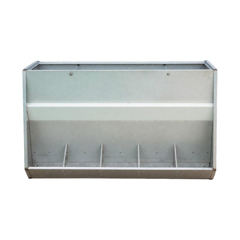 Stainless Steel Piglet Feeder: Single/Double-Sided Options for Pig Fattening