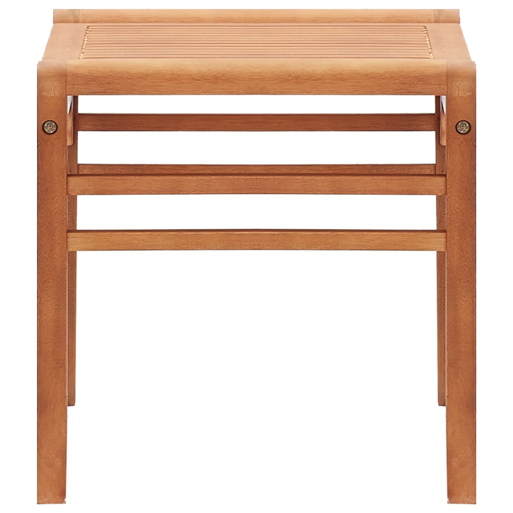 Garden Bench 64 cm Solid Eucalyptus Wood
