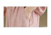 2026 Summer Retro Ethnic Cotton Linen Short Sleeve Top + Wide Leg Pants Set