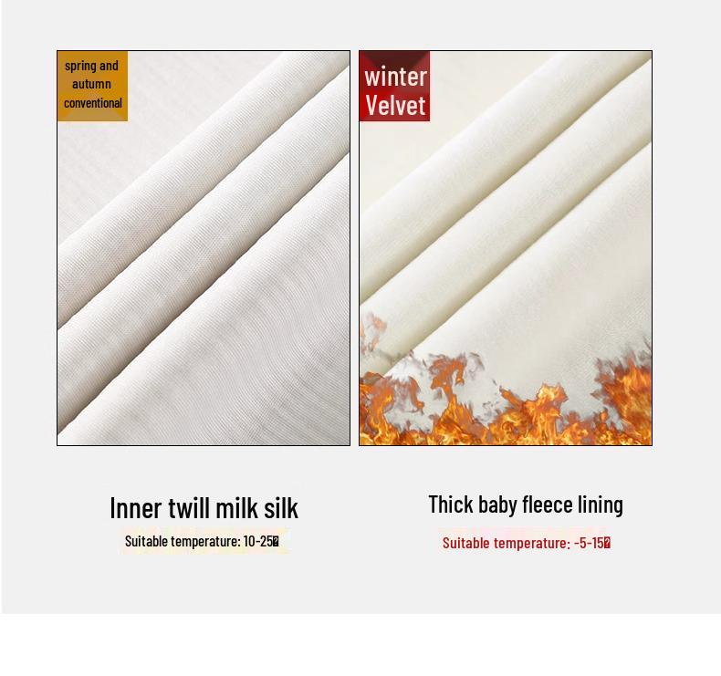 Petite High-Waisted Chenille Fleece-Lined Wide-Leg Pants - Wheat Ear Pattern, 150cm