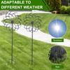 Rainbow Color Windmill Double-Layer Iron Windmill Wear Resist Public Craft Windmill for Yard Decoration Accessories Tool
