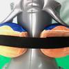 Pet Collar Cartoon Printing Fastener Tape Adjustment Inflatable Dog Lick-Proof Collar After Surgery Pet Supplies