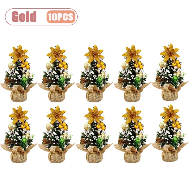 Mini Kerstboom Kleine Bureau Tafelblad Decoratie Schattig Feestelijk Vakantie Ornament voor Kinderen Kerstcadeau Winter Huisdecoratie