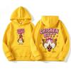 Cartoon Guess What Chicken Butt Cute Funny Hoodies Unisex Harajuku Vintage Kawaii Sweatshirts High Quality Long Sleeve Hoodie