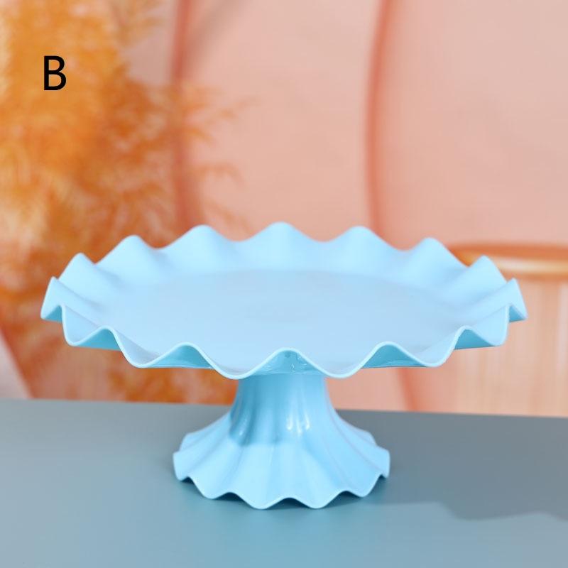 1 Stück Plastik-Kuchenständer Ausstellungsständer Dessert-Dekorationstablett für Hochzeit Geburtstag Küche Esszimmer Schreibtischzubehör