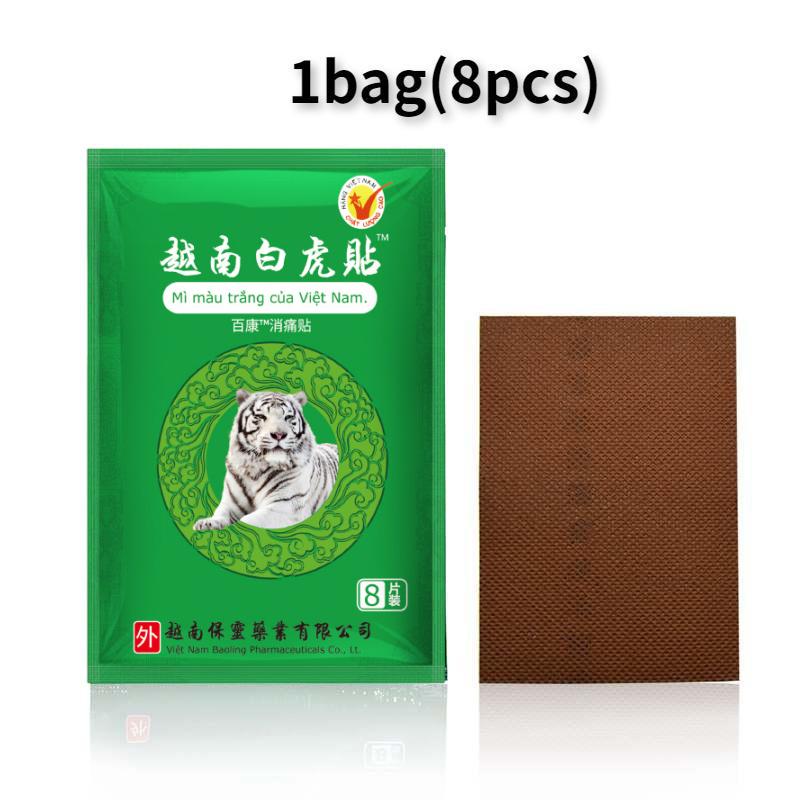 8/16/24/32/40/48 ks Vietnamská tygří náplast na úlevu od bolesti ramene, krku, zad kolenního kloubu, úleva od bolesti svalů, zdravotní péče