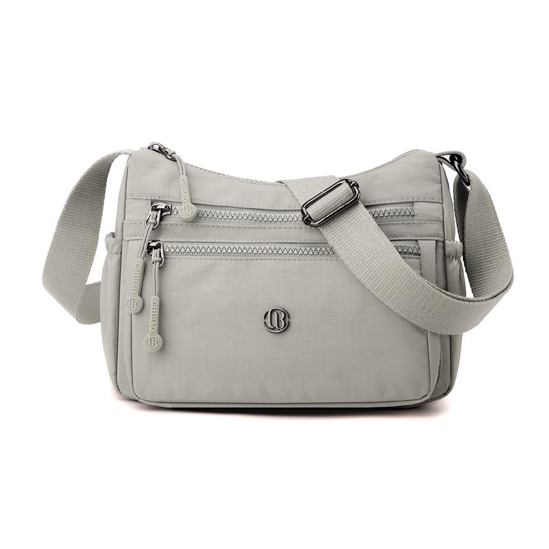 ChiBao Lightweight Nylon Summer Women's Versatile Crossbody Shoulder Bag - Wear-Resistant, Large Capacity, Casual Small Square Design