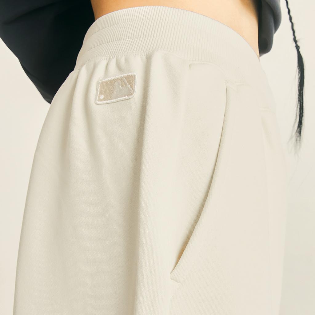 New MLB Casual Pants Unisex Dark Cream 3APTB0234-43CRD