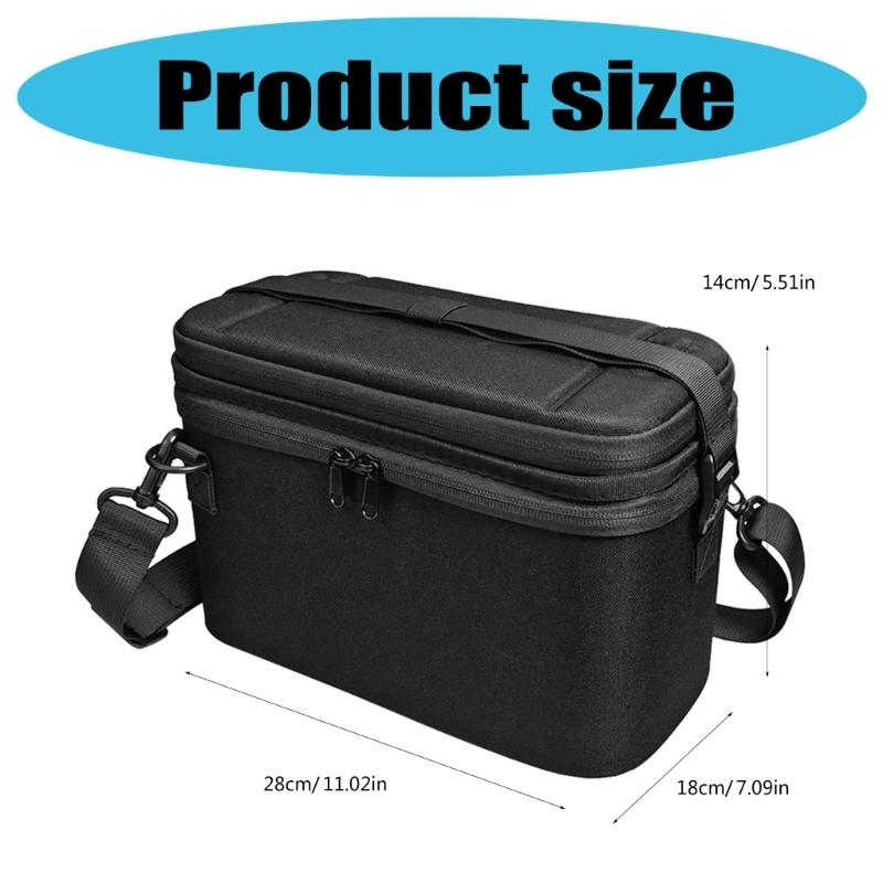 Storage Bag Carrying Case for NS2 Multi Compartment Shockproof Protector Case with Shoulder Strap & Inner Bag