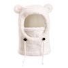 Inverno Peluche Bambini Berretto con Cappuccio Tinta Unita Caldo Passamontagna Cappello Bambini Ragazzi Ragazze Antivento Caldo Copertura Viso Casco Cappello
