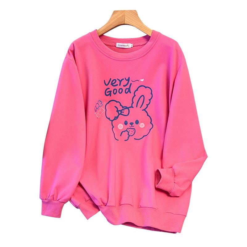 Plus Size 200-350 Jin Loose Autumn Hoodie - Bust 150/160 (Model 6072)
