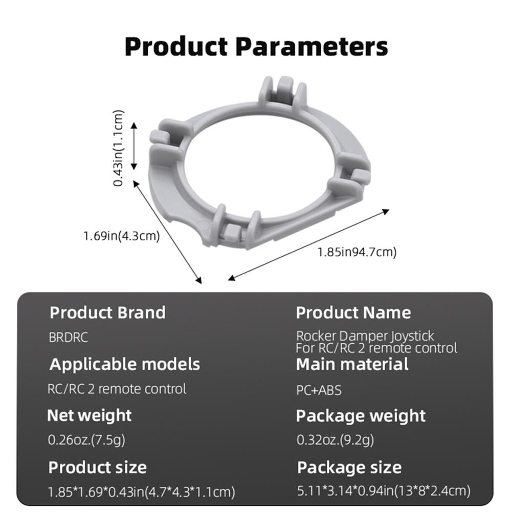 1 Pair Remote Controller Thumb Rocker Damper Control Speed Joystick Yaw Controller Accessories for DJI Air 3 /Mini 4 Pro RC/RC 2