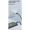 120W USB A To Type C LED Digital Display Fast Charging Data Cable Nylon Braided USB Charge Cord Type C To Type C PD 6A USB Cord