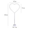 Ballonhalter Geburtstag Hochzeit Ballons Ständer Dekorationen Herzform Ballonständer Basis Hoop Stick Ballons Arch Decor