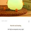 Silicone Pear Night Light: Cute Bedside Lamp for Girls' Birthday Gift