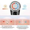 Face Massager, 5in1 Multifunctional Face Roller With ION- and Photon Function Hot / Cold Treatment, Gifts for Women, White