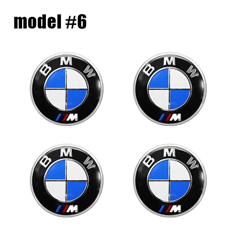 WW56/60/65/70mm Car Badge Wheel Center Cover Stickers Hub Caps Decal For BMW M Z4 M3 M5 M6 X3 E46 E90 E39 F10 F20 F30 G20 E60 X6