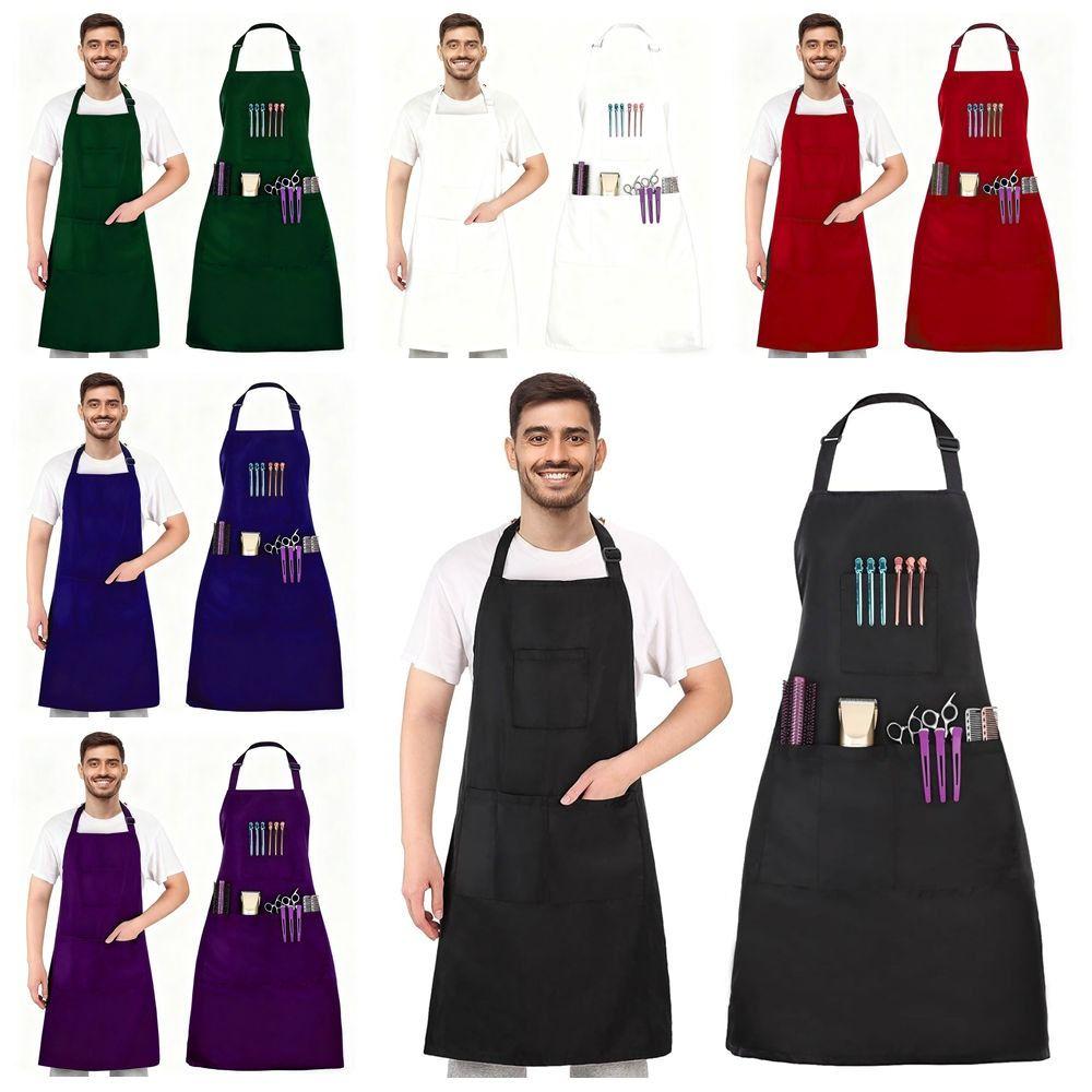 Professional Hair Stylist Hairdressing Aprons Waterproof Hair Salon Uniforms  Restaurant
