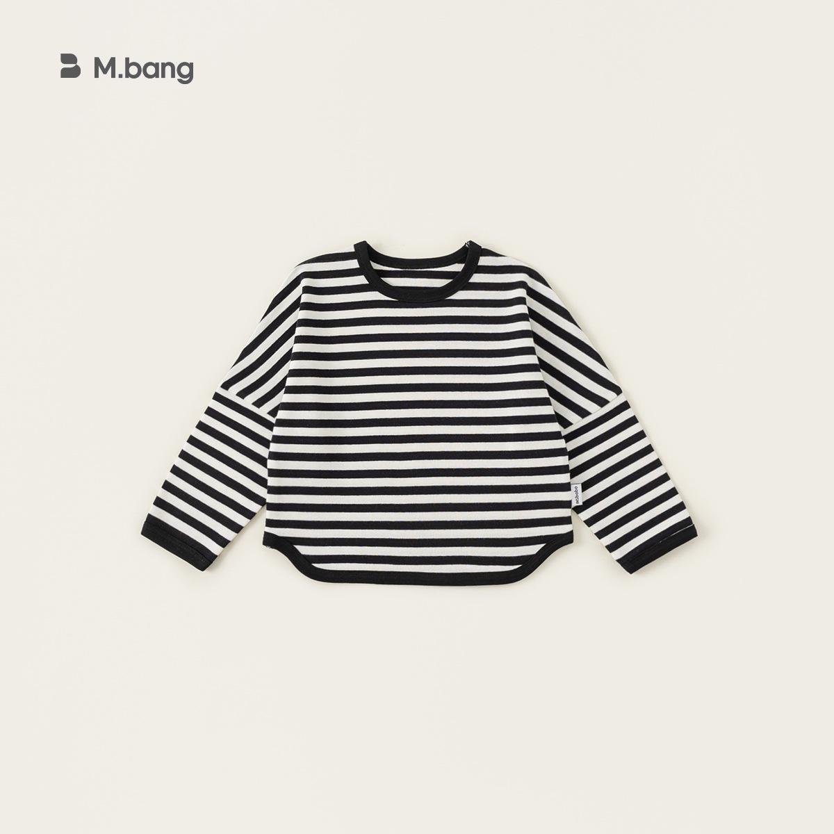 

Футболка Youbao Kids с длинными рукавами в полоску для мальчиков и девочек, спущенное плечо, осенний топ, QY24045 130