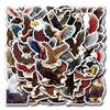 Eagle Graffiti Stickers: 55-Piece Decoration Set for Luggage & Phones