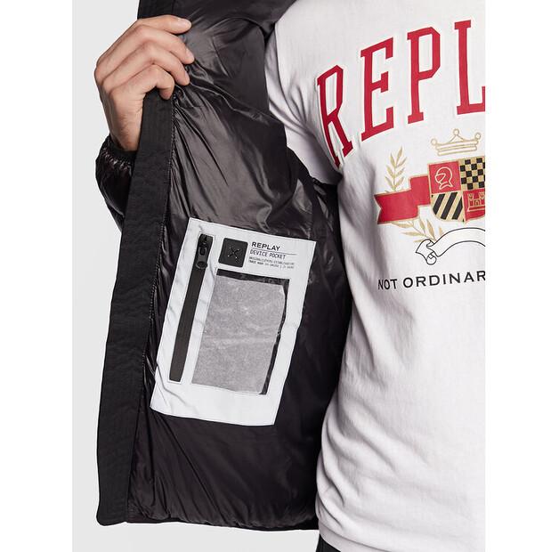 Winter Jacket REPLAY 8183A.000.84174, Black, Standard Fit