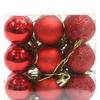 24 Pieces Christmas Balls Ornaments Christmas Tree Decoration Balls for Wreath Garland Holiday Anniversary Yard Celebration