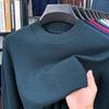 Men S Spring Thin Silk Wool Blend Half Turtleneck Long Sleeve Sweater