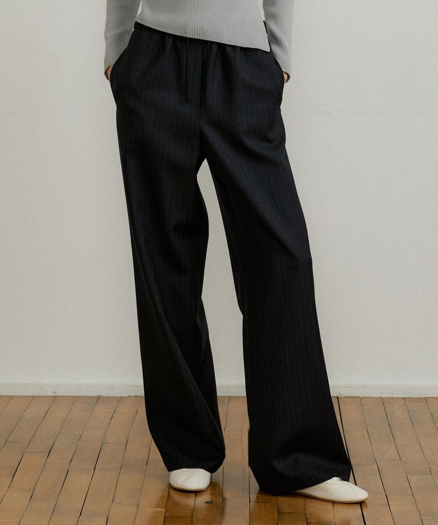 OCTETTE Stripe Banding Pants_2Color