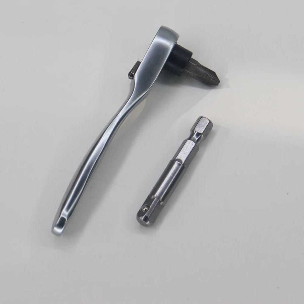 1/4 Zoll Mini-Schnellratsche 72 Zähne Sechskant-Ratsche Manuelle Werkzeuge