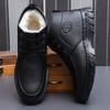 Winter new men's warm and cold cotton shoes high-top velvet thickened wool dad shoes versatile casual men's leather shoes