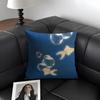 Goldfish Cute Cushion Cover Natural Linen Organic Fabric Double-Sided Printing Sofa Home Decor Gift Pillow Case