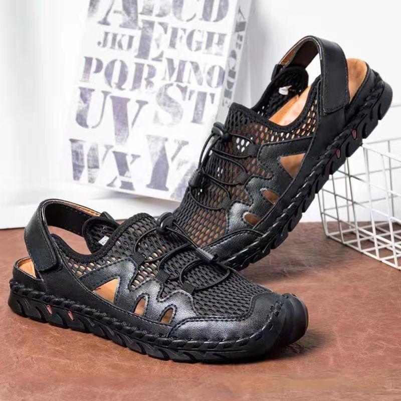 20222022 Newest Sandals Men S Hand-Stitched Comfortable Ins Casual Outdoor Breathable Man S Plus Size Beach Light Weight Shoes 38