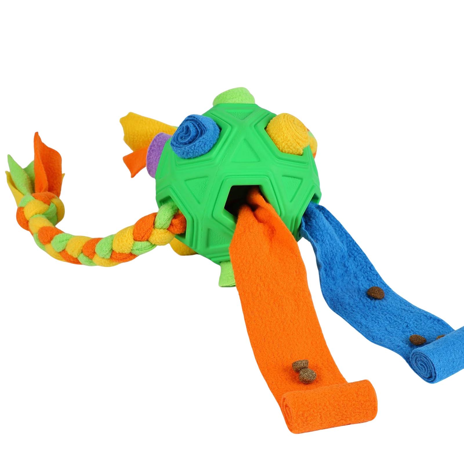 Pet Toy Sniffing Ball , Intelligence Training Dog Biting Ball , Biting Rope One Size зелёный